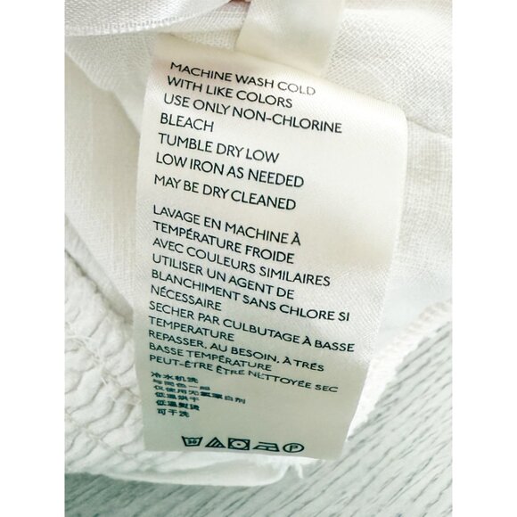 FREE PEOPLE 'Carmen' Long Puff Sleeve One Shoulder White Crop Top size Small - Picture 9 of 12